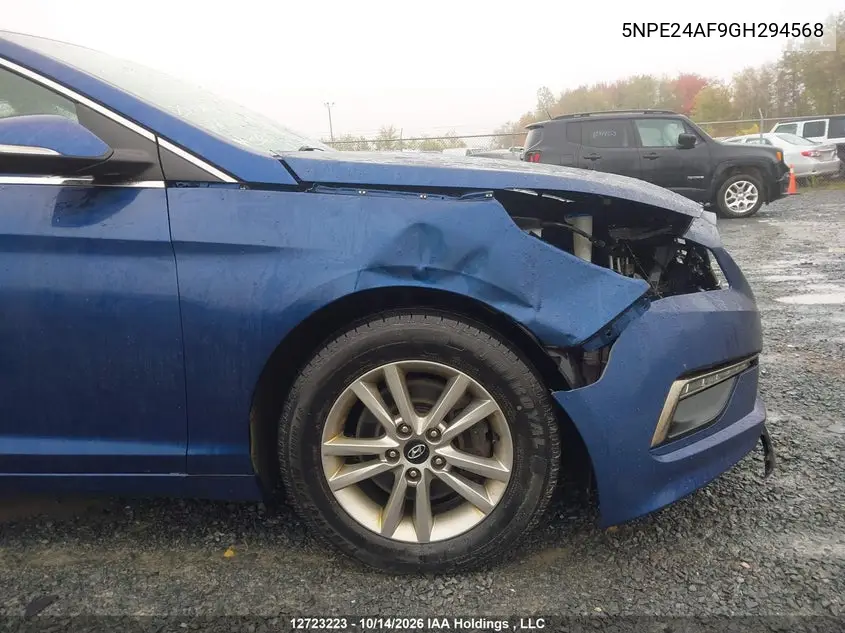 2016 HYUNDAI SONATA VIN 5NPE24AF9GH294568 — фото 12