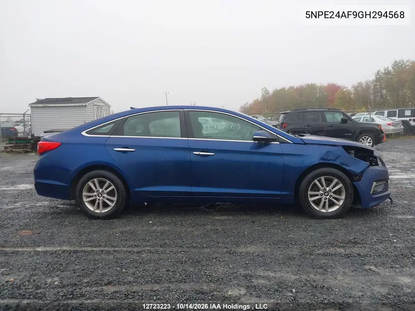 2016 HYUNDAI SONATA VIN 5NPE24AF9GH294568 — фото 14