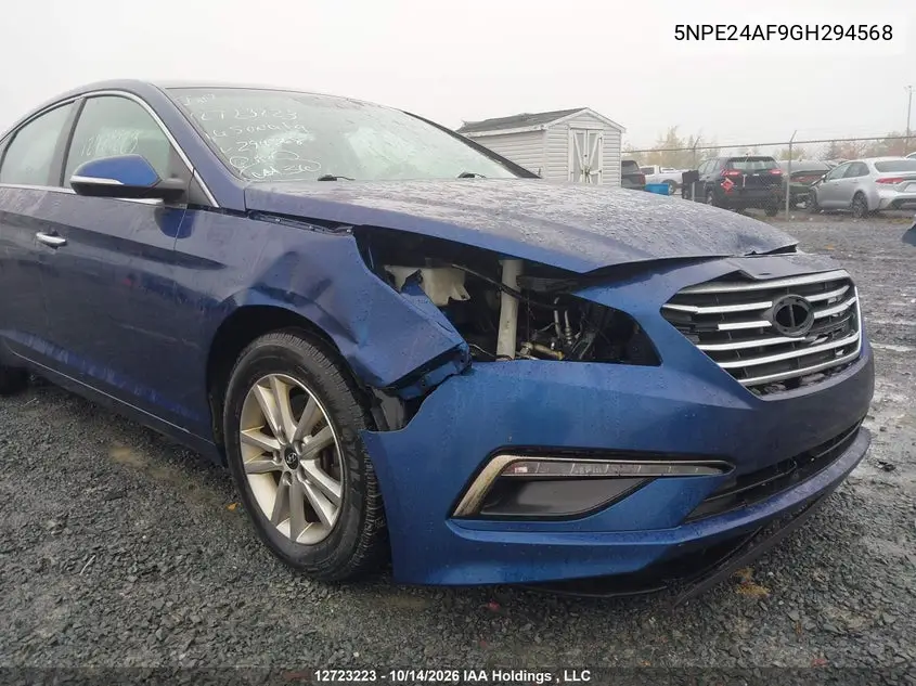 2016 HYUNDAI SONATA VIN 5NPE24AF9GH294568 — фото 6