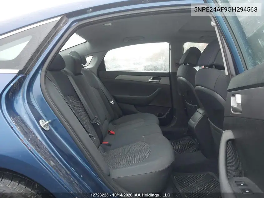 2016 HYUNDAI SONATA VIN 5NPE24AF9GH294568 — фото 8