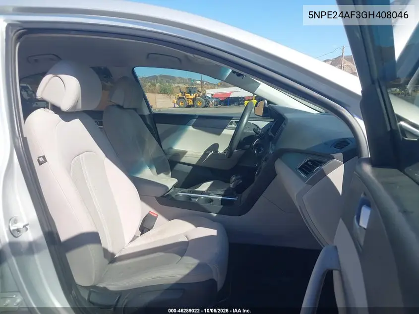 2016 HYUNDAI SONATA VIN 5NPE24AF3GH408046 — фото 5