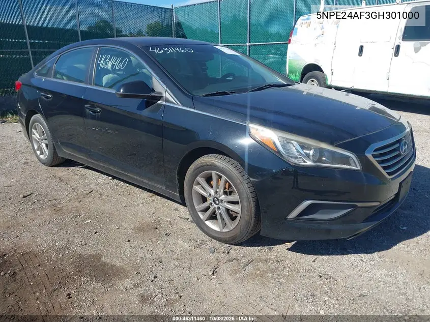 HYUNDAI SONATA 2016, VIN 5NPE24AF3GH301000