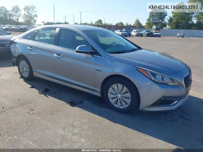 HYUNDAI SONATA 2016, VIN KMHE24L18GA013297