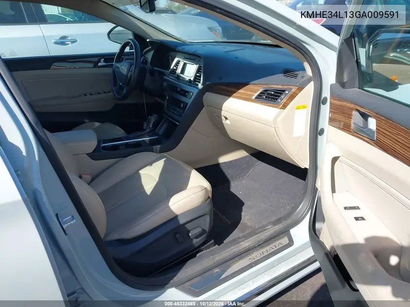 2016 HYUNDAI SONATA VIN KMHE34L13GA009591 — фото 5