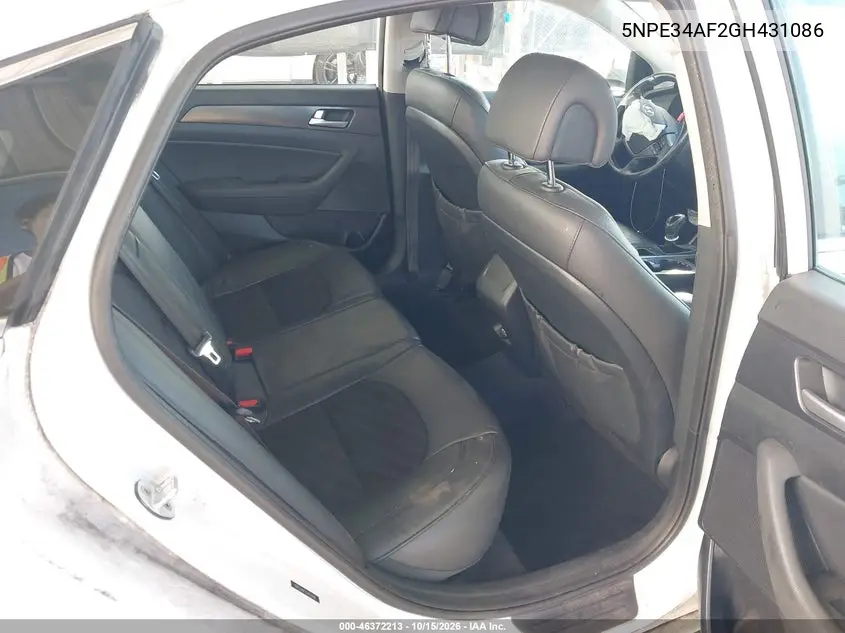 2016 HYUNDAI SONATA VIN 5NPE34AF2GH431086 — фото 7
