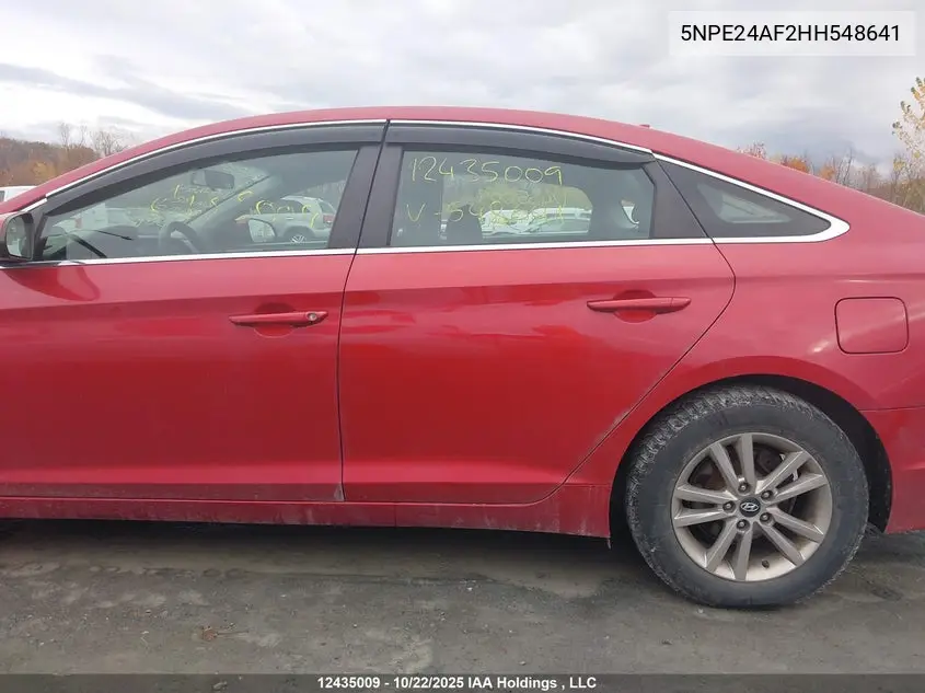 2017 HYUNDAI SONATA VIN 5NPE24AF2HH548641 — фото 15