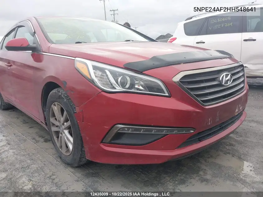 2017 HYUNDAI SONATA VIN 5NPE24AF2HH548641 — фото 22
