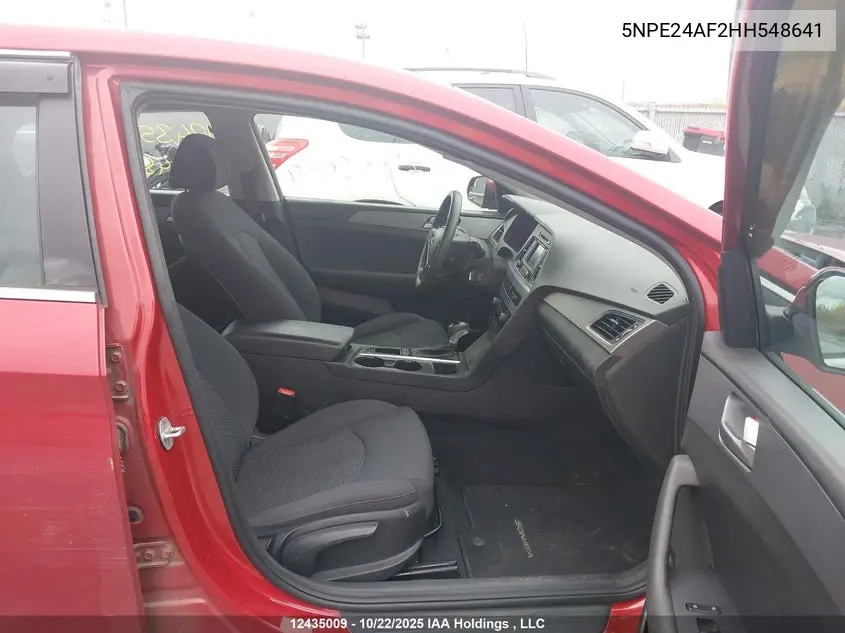 2017 HYUNDAI SONATA VIN 5NPE24AF2HH548641 — фото 5