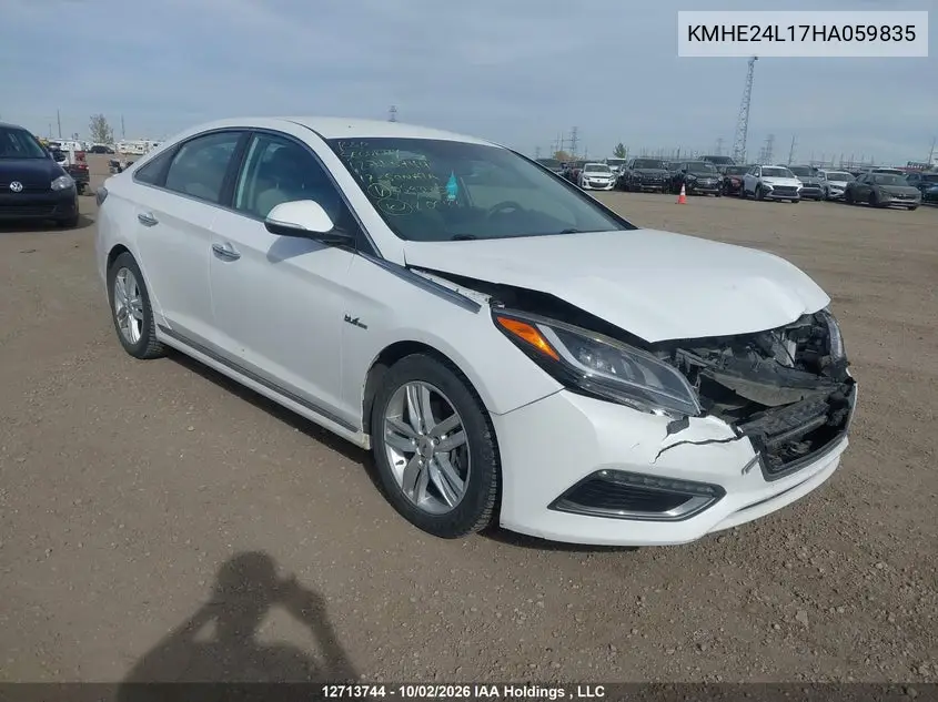 HYUNDAI SONATA 2017, VIN KMHE24L17HA059835