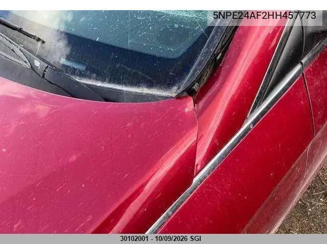2017 HYUNDAI SONATA VIN 5NPE24AF2HH457773 — фото 4