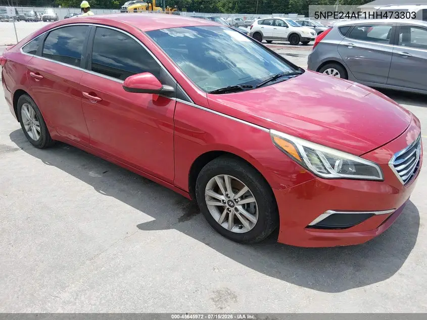 HYUNDAI SONATA 2017, VIN 5NPE24AF1HH473303