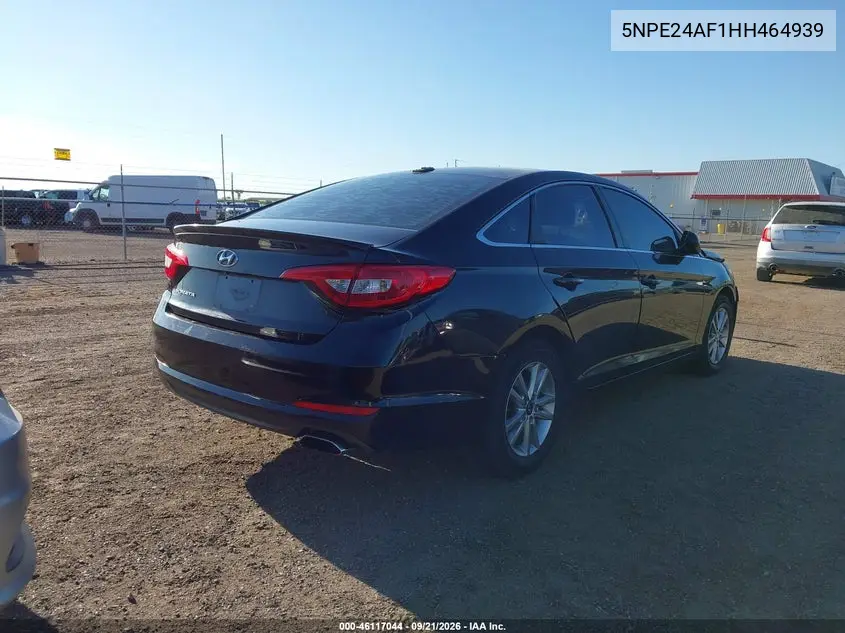 2017 HYUNDAI SONATA VIN 5NPE24AF1HH464939 — фото 4