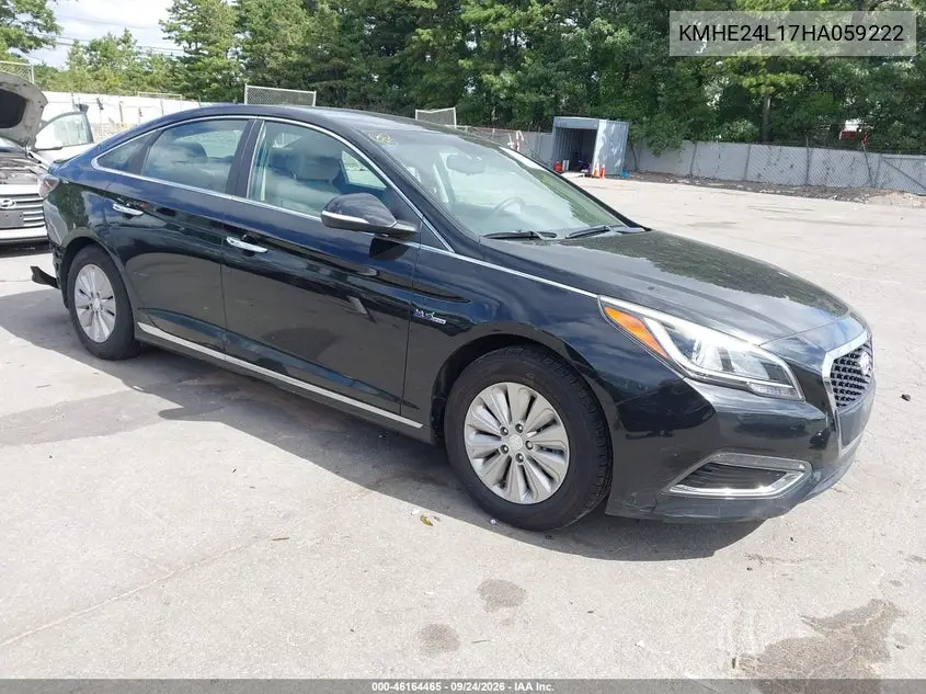 HYUNDAI SONATA 2017, VIN KMHE24L17HA059222