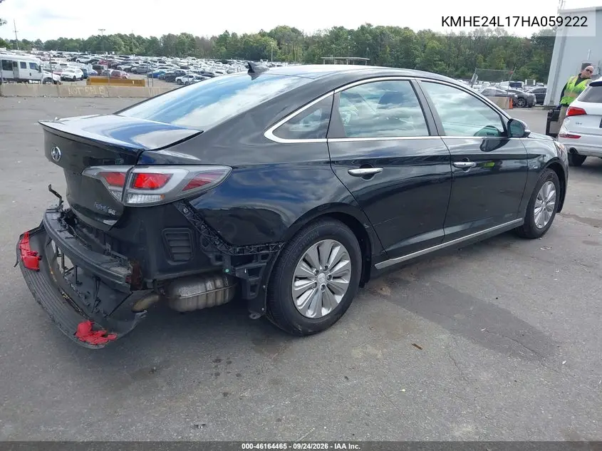 2017 HYUNDAI SONATA VIN KMHE24L17HA059222 — фото 4