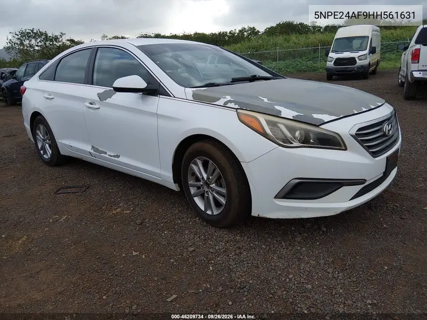 HYUNDAI SONATA 2017, VIN 5NPE24AF9HH561631