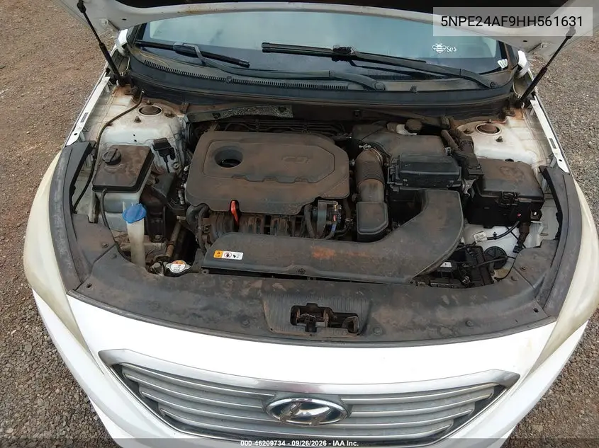 2017 HYUNDAI SONATA VIN 5NPE24AF9HH561631 — фото 10