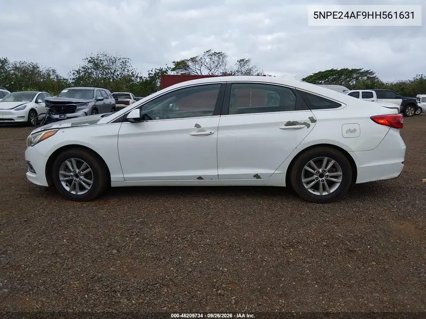 2017 HYUNDAI SONATA VIN 5NPE24AF9HH561631 — фото 14