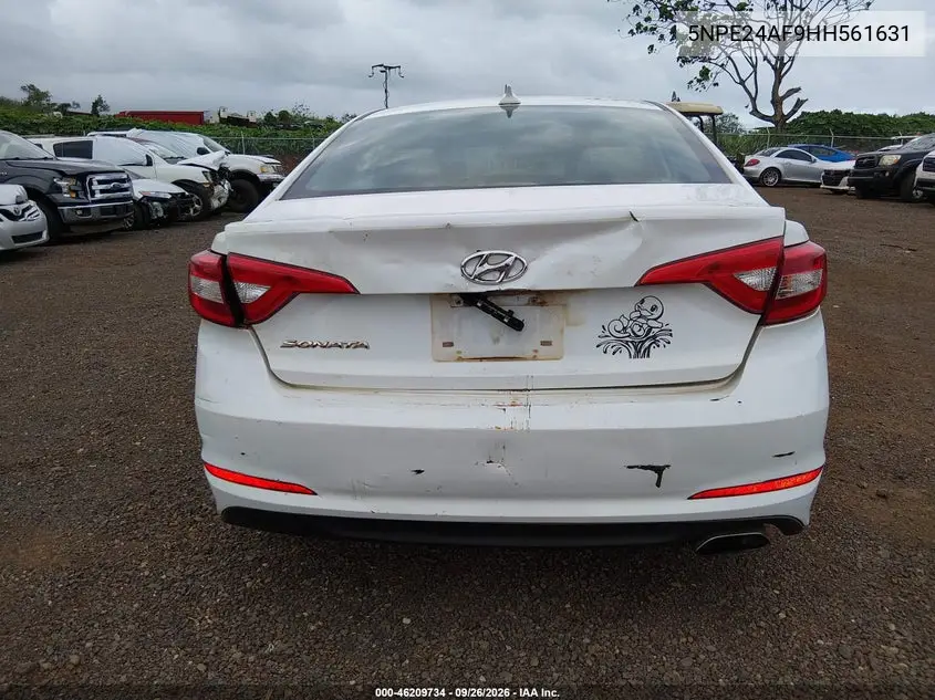 2017 HYUNDAI SONATA VIN 5NPE24AF9HH561631 — фото 16