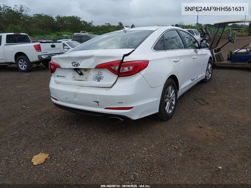2017 HYUNDAI SONATA VIN 5NPE24AF9HH561631 — фото 4