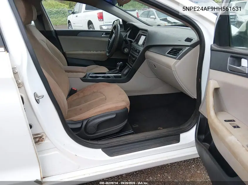 2017 HYUNDAI SONATA VIN 5NPE24AF9HH561631 — фото 5