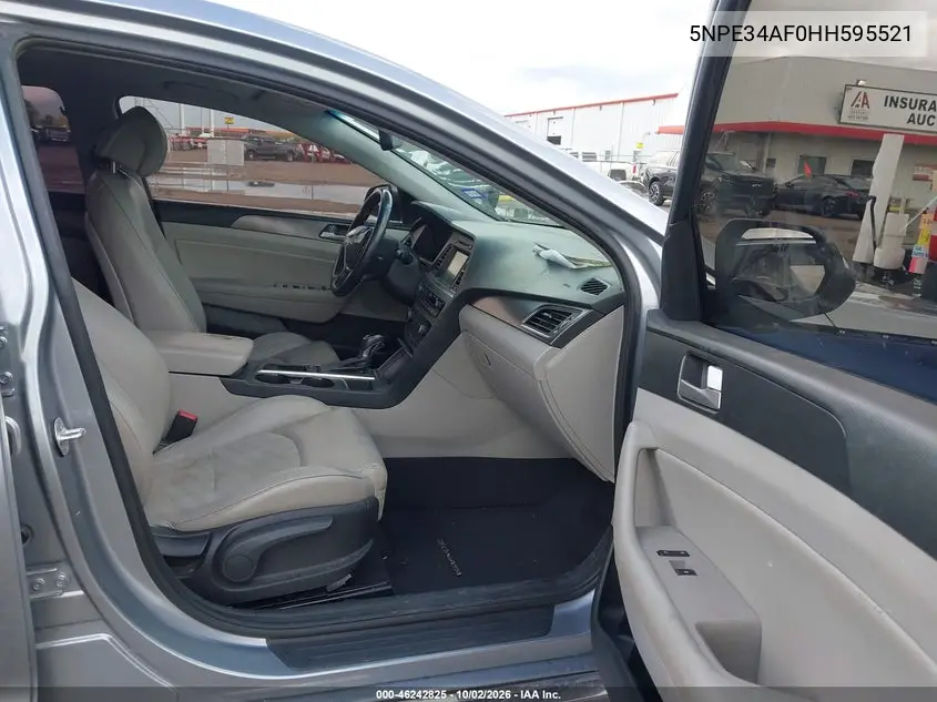 2017 HYUNDAI SONATA VIN 5NPE34AF0HH595521 — фото 5