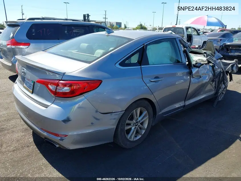 2017 HYUNDAI SONATA VIN 5NPE24AF2HH483824 — фото 4