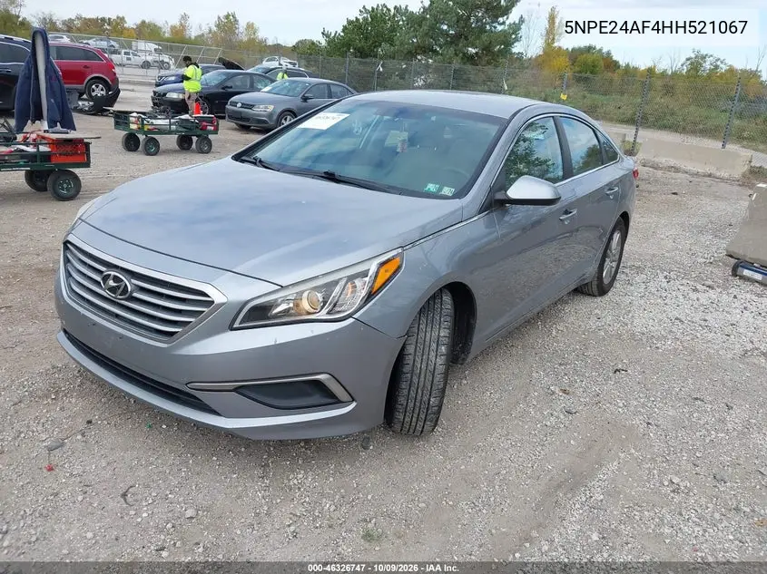 2017 HYUNDAI SONATA VIN 5NPE24AF4HH521067 — фото 2