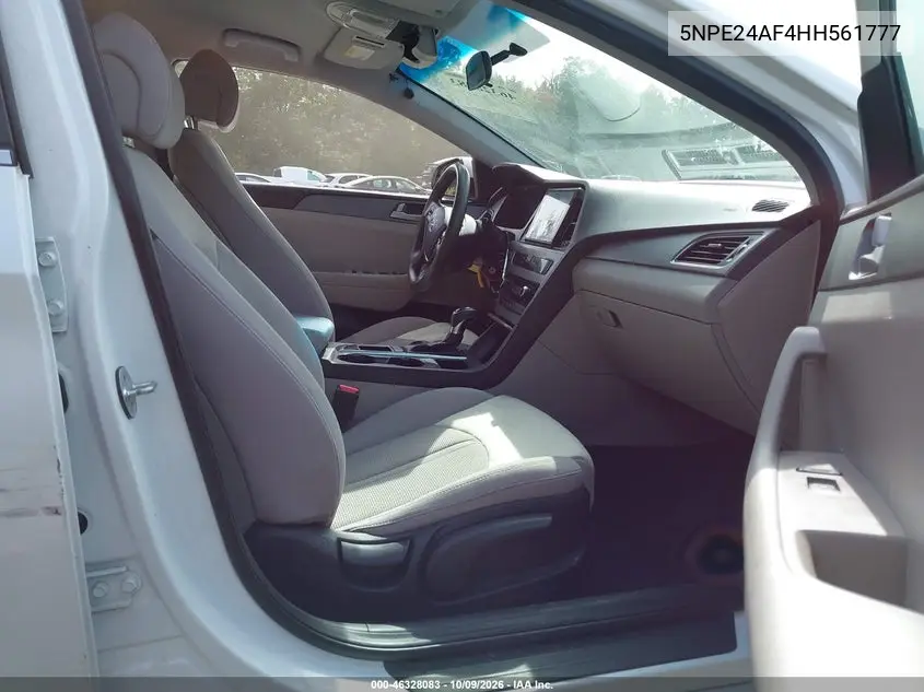 2017 HYUNDAI SONATA VIN 5NPE24AF4HH561777 — фото 5