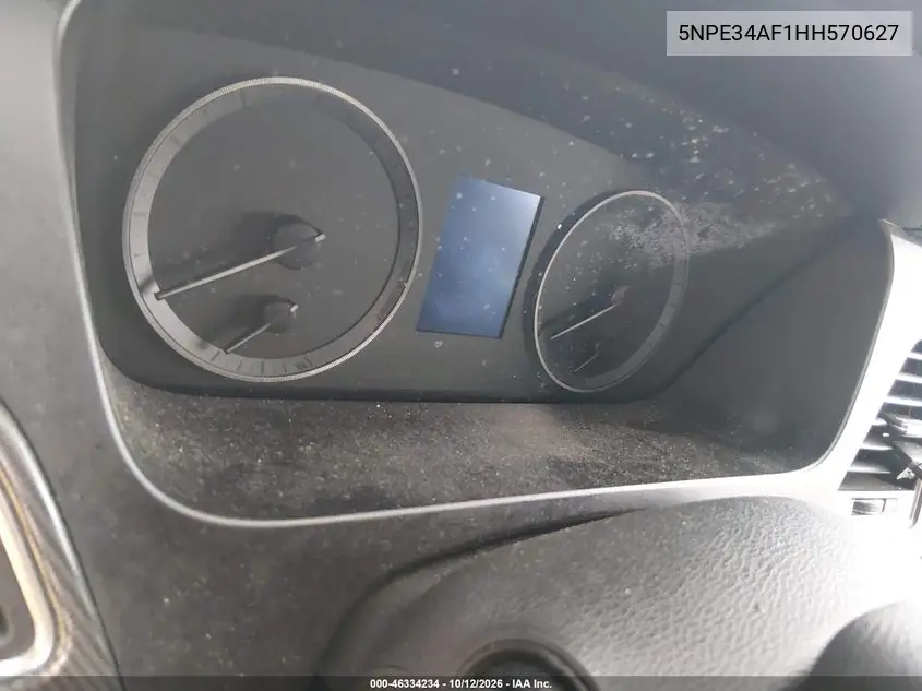 2017 HYUNDAI SONATA VIN 5NPE34AF1HH570627 — фото 7