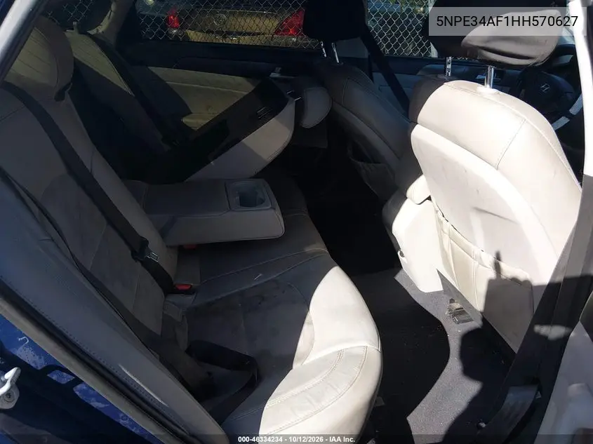 2017 HYUNDAI SONATA VIN 5NPE34AF1HH570627 — фото 8