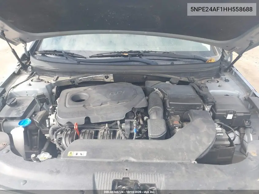 2017 HYUNDAI SONATA VIN 5NPE24AF1HH558688 — фото 10