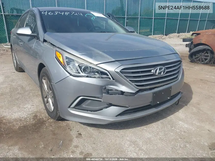 2017 HYUNDAI SONATA VIN 5NPE24AF1HH558688 — фото 6