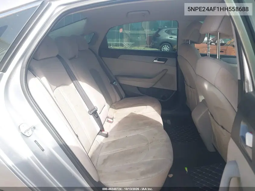 2017 HYUNDAI SONATA VIN 5NPE24AF1HH558688 — фото 8
