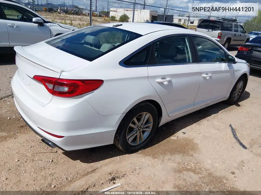 2017 HYUNDAI SONATA VIN 5NPE24AF9HH441201 — фото 4