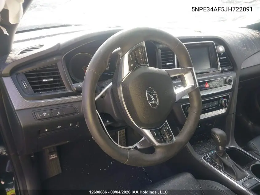 2018 HYUNDAI SONATA VIN 5NPE34AF5JH722091 — фото 16