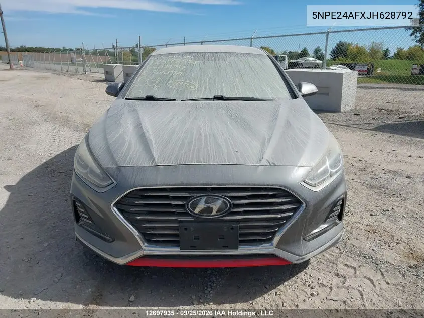 2018 HYUNDAI SONATA VIN 5NPE24AFXJH628792 — фото 13