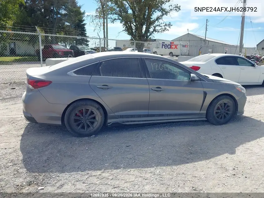 2018 HYUNDAI SONATA VIN 5NPE24AFXJH628792 — фото 14