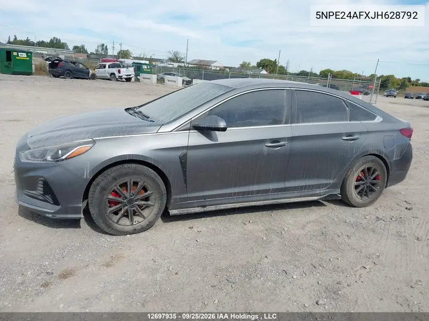 2018 HYUNDAI SONATA VIN 5NPE24AFXJH628792 — фото 15