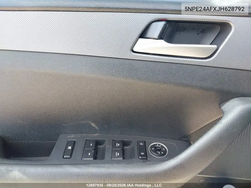 2018 HYUNDAI SONATA VIN 5NPE24AFXJH628792 — фото 20