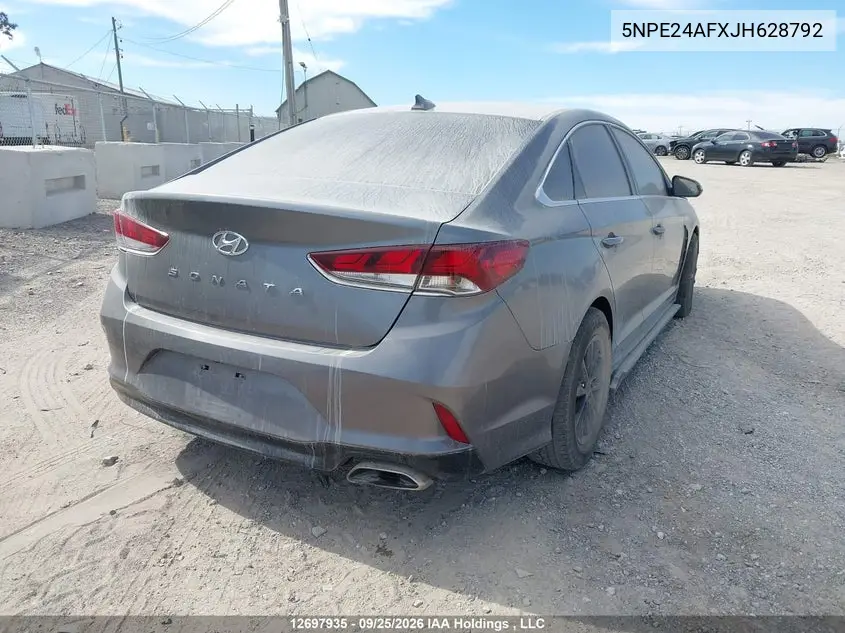 2018 HYUNDAI SONATA VIN 5NPE24AFXJH628792 — фото 4