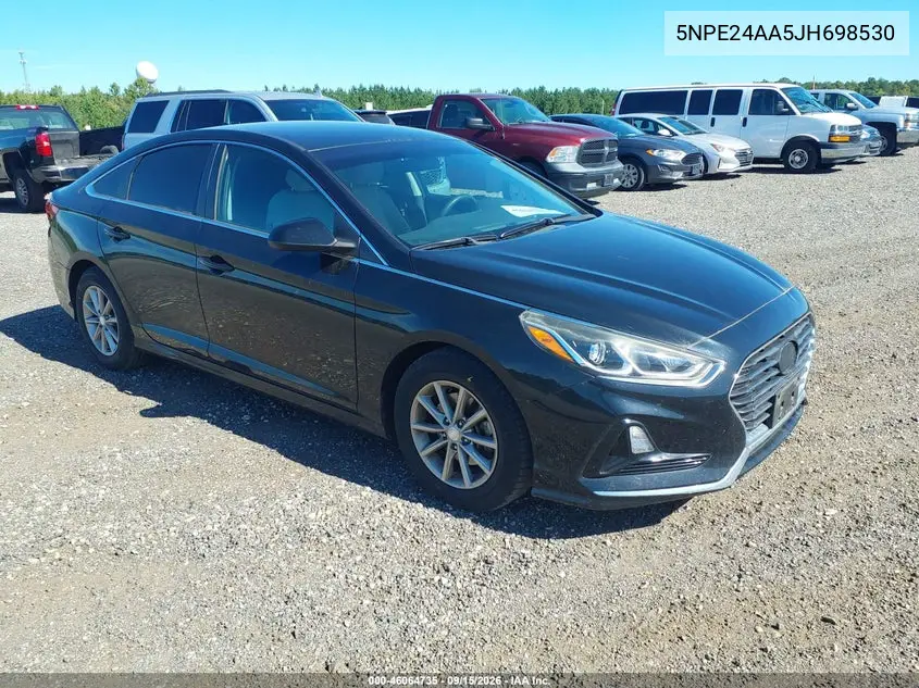 HYUNDAI SONATA 2018, VIN 5NPE24AA5JH698530