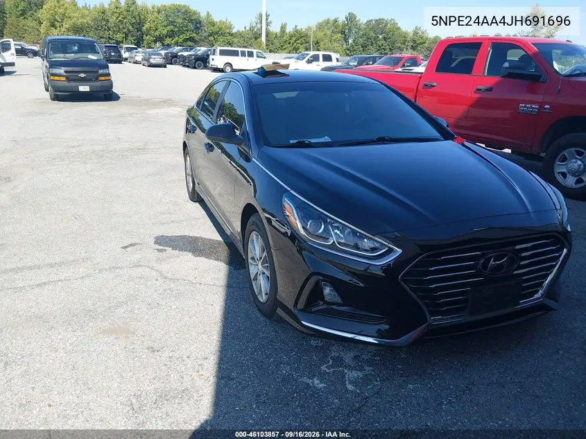 HYUNDAI SONATA 2018, VIN 5NPE24AA4JH691696
