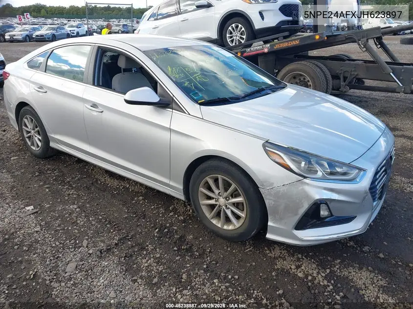 HYUNDAI SONATA 2018, VIN 5NPE24AFXJH623897