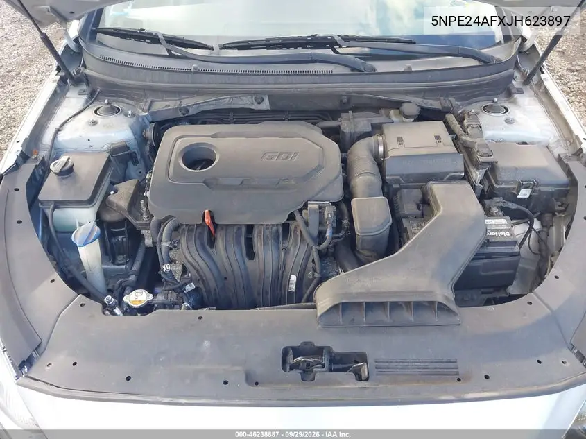 2018 HYUNDAI SONATA VIN 5NPE24AFXJH623897 — фото 10