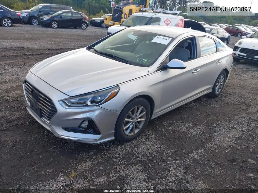 2018 HYUNDAI SONATA VIN 5NPE24AFXJH623897 — фото 2