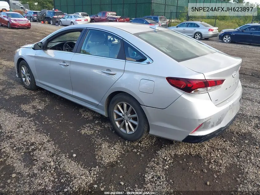 2018 HYUNDAI SONATA VIN 5NPE24AFXJH623897 — фото 3
