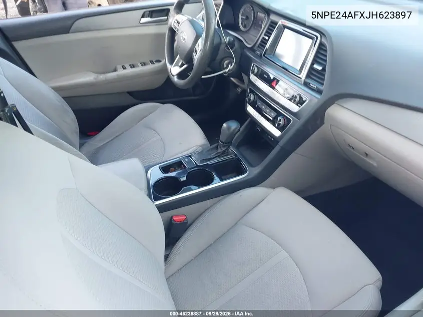 2018 HYUNDAI SONATA VIN 5NPE24AFXJH623897 — фото 5