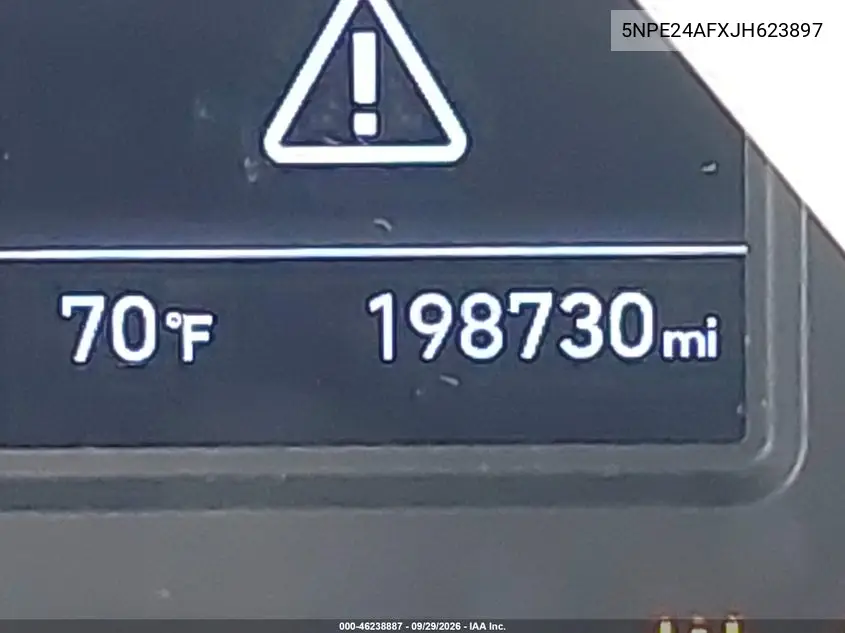 2018 HYUNDAI SONATA VIN 5NPE24AFXJH623897 — фото 7