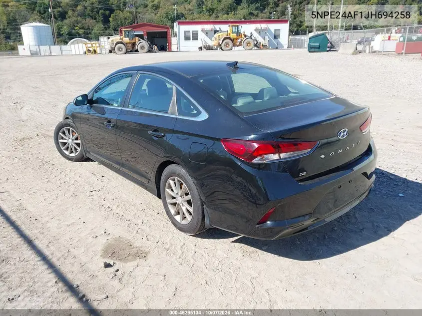 2018 HYUNDAI SONATA VIN 5NPE24AF1JH694258 — фото 3