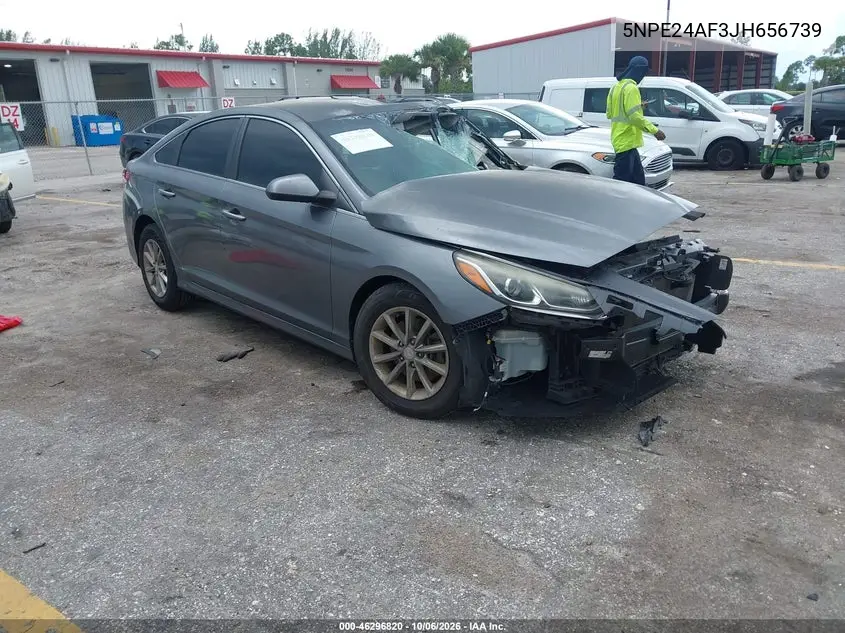HYUNDAI SONATA 2018, VIN 5NPE24AF3JH656739